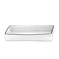 Лоток DECOR WALTHER NAPPA 0938450 настольный цвет белый 0938450