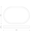 Поднос DECOR WALTHER OF.LINE 0671848 настольный цвет Shell 0671848