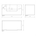 Диспенсер для салфеток DECOR WALTHER CONTRACT 0818976 подвесной цвет сталь матовая 0818976