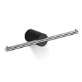 Держатель туалетной бумаги DECOR WALTHER STONE 0974965 подвесной двойной цвет черный матовый сталь матовая 0974965