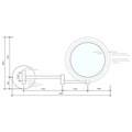 Зеркало косметическое DECOR WALTHER BS 0121400 подвесное сенсорный включатель цвет хром 0121400