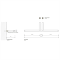 Держатель туалетной бумаги DECOR WALTHER MIKADO 0520311 подвесной цвет золото матовое 0520311