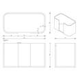 Диспенсер для салфеток DECOR WALTHER STONE 0974150 настольный цвет белый 0974150