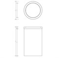 Корзина для бумаги DECOR WALTHER BASIC 0607976 напольная цвет сталь матовая 0607976