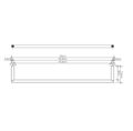 Полотенцедержатель DECOR WALTHER MIKADO 0520816 подвесной цвет золото розовое 0520816