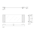 Лоток DECOR WALTHER CORNER CENTURY CONTEMPORARY 0848702 настольный цвет хром 0848702