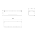 Душевая полка DECOR WALTHER MIKADO 0863960 подвесная цвет черный матовый 0863960