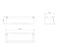 Душевая полка DECOR WALTHER MIKADO 0863976 подвесная цвет сталь матовая 0863976