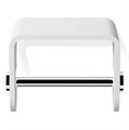 Держатель туалетной бумаги DECOR WALTHER STONE 0974554 подвесной цвет белый хром 0974554