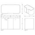 Диспенсер для салфеток DECOR WALTHER STONE 0974265 настенный цвет черный матовый/сталь матовая 0974265