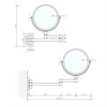 Косметическое зеркало DECOR WALTHER 0110900 подвесное цвет хром 0110900