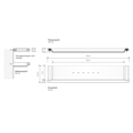 Душевая полка DECOR WALTHER MIKADO 0521750 подвесная цвет белый матовый 0521750