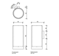 Стакан DECOR WALTHER MIKADO 0522620 подвесной цвет золото 0522620