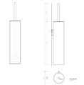 Ершик DECOR WALTHER MIKADO 0521350 подвесной цвет белый матовый 0521350