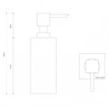 Дозатор DECOR WALTHER CORNER CUBE 0839700 настольный цвет хром 0839700