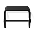 Держатель туалетной бумаги DECOR WALTHER STONE 0974564 подвесной цвет черный матовый 0974564