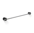 Полотенцедержатель DECOR WALTHER STONE 0975265 подвесной цвет черный матовый сталь матовая 0975265