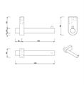 Держатель туалетной бумаги DECOR WALTHER CENTURY 0585482 подвесной цвет золото матовое 0585482