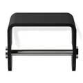 Держатель туалетной бумаги DECOR WALTHER STONE 0974565 подвесной цвет сталь матовая черный матовый 0974565
