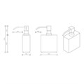 Дозатор DECOR WALTHER CORNER 0824900 настольный цвет хром 0824900