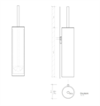 Ершик DECOR WALTHER MIKADO 0521320 подвесной цвет золото 0521320