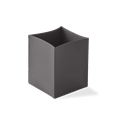 Корзина для бумаги DECOR WALTHER NAPPA 0938793 напольная цвет серый 0938793