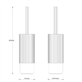 Ершик DECOR WALTHER OF.LINE 0671149 напольный цвет Mocca/Moor 0671149