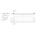 Душевая полка DECOR WALTHER MIKADO 0521759 подвесная цвет темный металл матовый 0521759