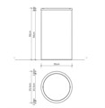 Корзина для белья DECOR WALTHER 0610770 напольная цвет сталь полированная 0610770
