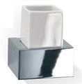 Стакан DECOR WALTHER BRICK 0591900 подвесной цвет белый хром 0591900