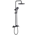 Душевая стойка ABBER Emotion AF8816B с изливом, черная матовая 5945 - фото 56918