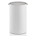 Корзина для бумаги DECOR WALTHER STONE 0971155 напольная цвет белый матовый сталь матовая 0971155