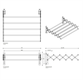 Полотенцедержатель DECOR WALTHER BASIC 0703400 подвесной цвет хром 0703400