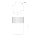 Корзина для бумаги DECOR WALTHER OF.LINE 0670845 настольная цвет Champagner/Dune 0670845