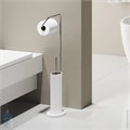 Стойка DECOR WALTHER STONE 0973554 напольная цвет хром белый матовый 0973554
