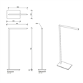 Стойка DECOR WALTHER UNIVERSAL 0504000 напольная цвет хром 0504000