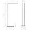 Стойка DECOR WALTHER UNIVERSAL 0504800 напольная цвет хром 0504800