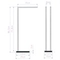 Стойка DECOR WALTHER UNIVERSAL 0504850 напольная цвет белый матовый 0504850
