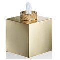 Диспенсер для салфеток DECOR WALTHER ROCKS 0934482 настольный цвет золото матовое 0934482