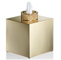 Диспенсер для салфеток DECOR WALTHER ROCKS 0934482 настольный цвет золото матовое 0934482