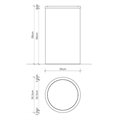 Корзина для бумаги DECOR WALTHER CORNER CONTRACT 0610700 напольная цвет хром 0610700