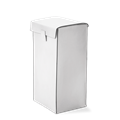 Корзина для белья DECOR WALTHER NAPPA 0938850 напольная цвет белый 0938850