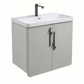 80 Тумба "Клауди 80" №5 (ум. Мирра 800) подвесная, цвет Платина серый EG010731