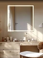 Зеркало Легато 80x80 лайт квадратное с LED подсветкой EG500084