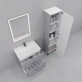 90 Тумба Орлеан 90 (ум. Эстель 900, Эстель 900 слим), универсальная, цвет серый EG010674
