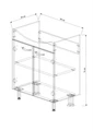 60 Тумба Лино (ум. Уют 600) в разборе EG010657
