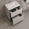60 Тумба "Веста 60" (ум. COMO 600), цвет белый/графит, Pur-клей EG010598