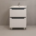 60 Тумба "Веста 60" (ум. COMO 600), цвет белый/графит, Pur-клей EG010598