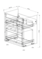 70 Тумба "Фантазия 70" 2ящ. ( ум. Фостер 700, COMO 700), цвет венге EG010577