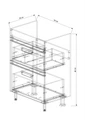 60 Тумба "Оливер 60" (ум. Фостер 600), цвет кора дуба EG010547